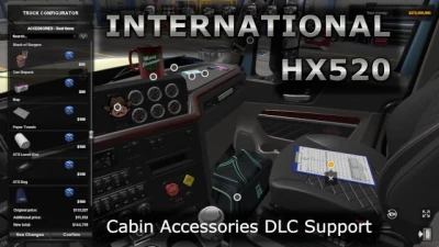 International HX520 Cabin Accessories DLC Support v1.0