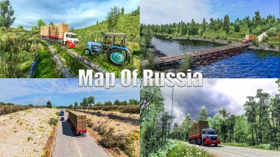 Map of Russia and Republic of Belarus v2.4.1 - ETS2 1.40