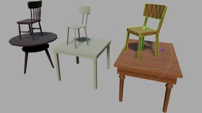 Package With Tables And Chairs (Prefab) v1.0.0.0