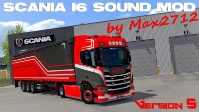 SCANIA NextGen I6 sound mod by Max2712 V5 1.41