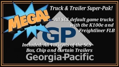 Truck & Trailer Skins Super Mega-Pak (Georgia-Pacific) v1.0