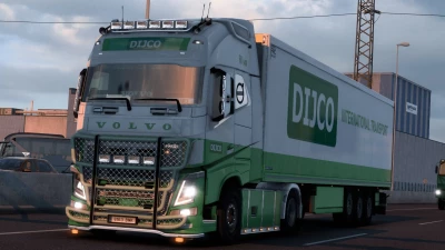 Volvo FH13 Dijco Transportes skin v1.0