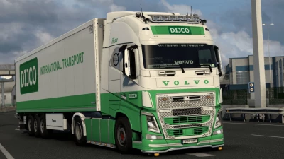 Volvo FH13 Dijco Transportes skin v1.0