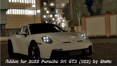 Addon for 2022 Porsche 911 GT3 (922) by Statte 1.5.9 - 1.5.9.2