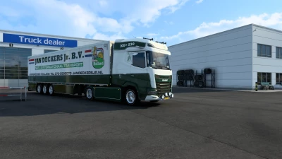 Daf XG+ 2021 & Trailer van Jan Deckers 1.41