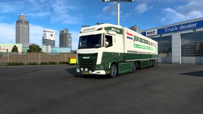 Daf XG+ 2021 & Trailer van Jan Deckers 1.41