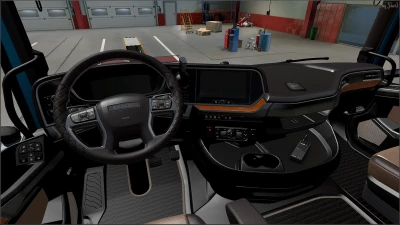 Dark brown interior for DAF XG v0.9