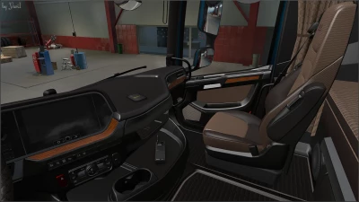 Dark brown interior for DAF XG v0.9