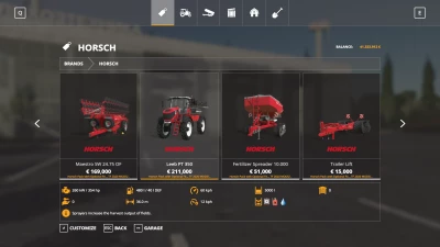Horsch Pack with Optional Fertilization v1.0.1.0
