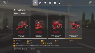 Horsch Pack with Optional Fertilization v1.0.1.0