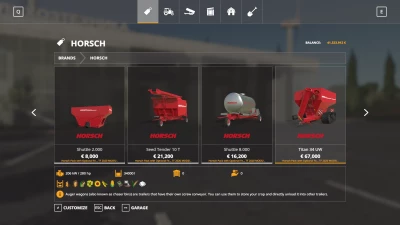 Horsch Pack with Optional Fertilization v1.0.1.0