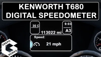 KW T680 Digital Speedometer v1.0