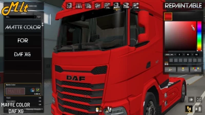 Matte Color For DAF XG by MLT v0.1