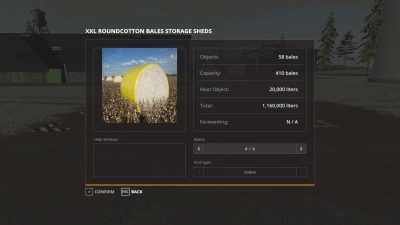 PSM XXL RoundCotton BaleShed v1.0.0.0