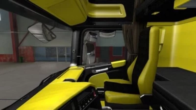 Scania R2009 Yellow - Black Interior 1.41.x