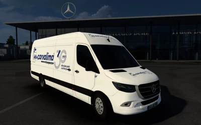 SKIN MERCEDES-BENZ SPRINTER 2021 CARVALIMA TRANSPORTES 30 ANOS 1.41