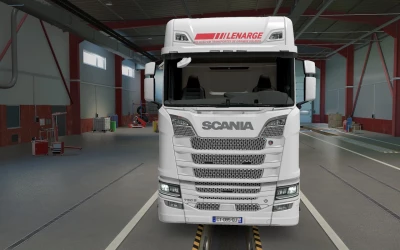 SKIN SCANIA S 2016 8X4 LENARGE BY RODONITCHO MODS 1.41