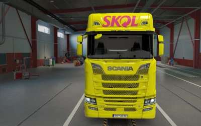 SKIN SCANIA S 2016 8X4 SKOL BY RODONITCHO MODS 1.41