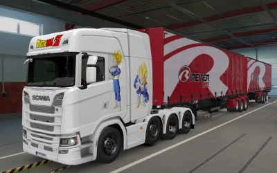 SKIN SCANIA S 2016 8X4 VEGETA WHITE 1.41