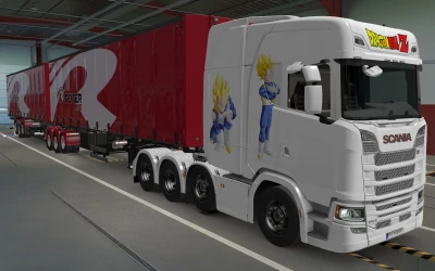 SKIN SCANIA S 2016 8X4 VEGETA WHITE 1.41