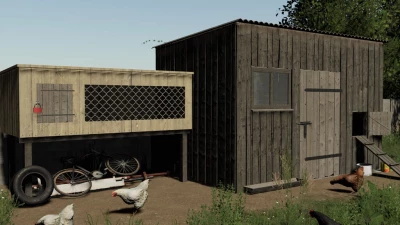 Small Wooden Chicken Coop v1.0.0.0
