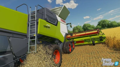 The new CLAAS TRION is coming to FS22 - try the AR model, now!