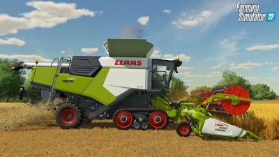 The new CLAAS TRION is coming to FS22 - try the AR model, now!