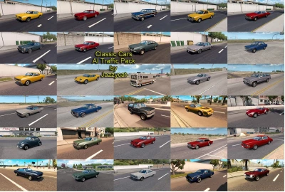 Classic Cars AI Traffic Pack by Jazzycat v5.9