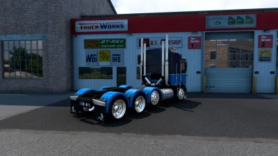 Custom Blue Kenworth K100E v1.0