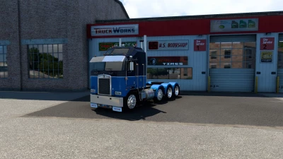 Custom Blue Kenworth K100E v1.0