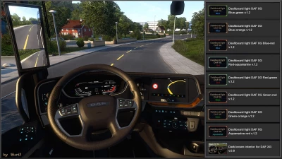 Dashboard light DAF XG 2021 Pack v1.2