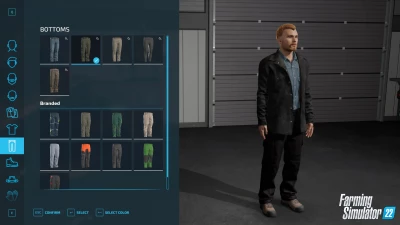 Look at the new character creator in Farming Simulator 22!