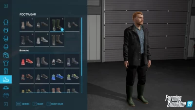 Look at the new character creator in Farming Simulator 22!