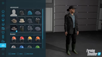 Look at the new character creator in Farming Simulator 22!