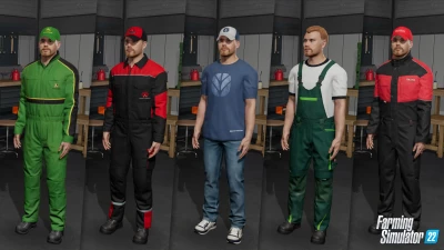 Look at the new character creator in Farming Simulator 22!