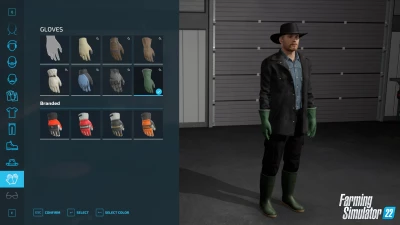 Look at the new character creator in Farming Simulator 22!