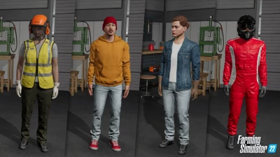Look at the new character creator in Farming Simulator 22!