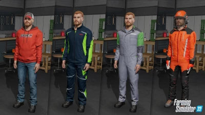 Look at the new character creator in Farming Simulator 22!