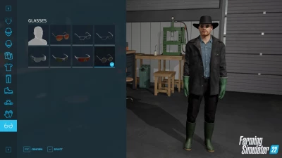 Look at the new character creator in Farming Simulator 22!
