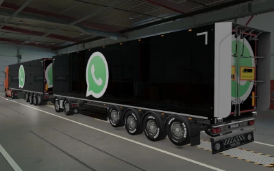 SKIN OWNED TRAILERS SCS WHATSAPP BLACK BY RODONITCHO MODS 1.41