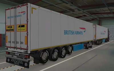 SKIN SCS TRAILERS BRITISH AIRWAYS BY RODONITCHO MODS 1.41