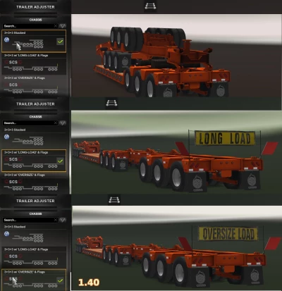Stacked SCS Lowboy Trailers v1.3 1.41.x