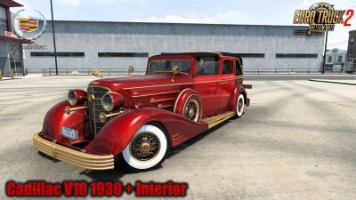 Cadillac V16 1930 Car Mod for ETS2 and ATS 1.43