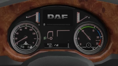 Custom dashboard for DAF XF 105 1.43