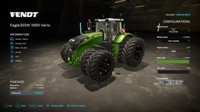 FS22 Fendt 1000 Vario Tractor v1.0.0.0