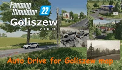 FS22 Goliszew AutoDrive v1.0.0.0
