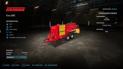Grimme Evo 290 v1.0.0.0