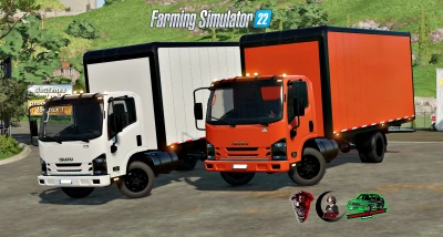 Isuzu NPR 2018 (AUTOLOAD) Pallets And Bales v1.1.0.0
