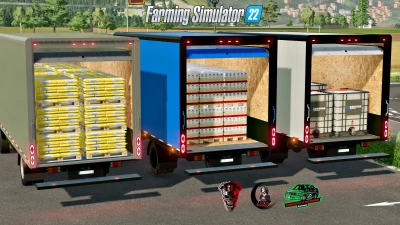 Isuzu NPR 2018 (AUTOLOAD) Pallets And Bales v1.1.0.0