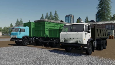 KAMAZ Grain carrier 65115-7 Alteration v3.3.0.0